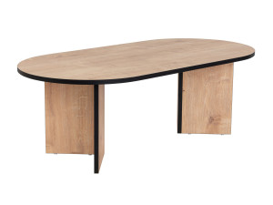 Mesa baja de madera "Sable" 119 x 60 x 40 cm - Roble zafiro