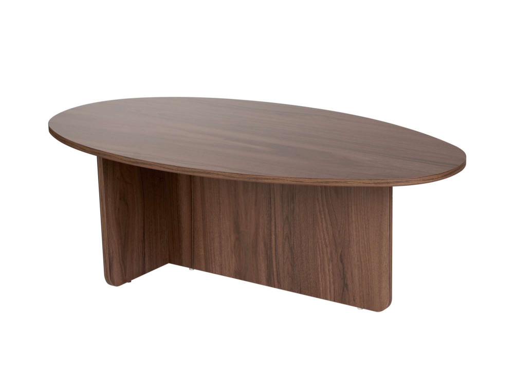 Mesa baja de madera "Orba" - 120 x 65 x 40 cm - Nogal