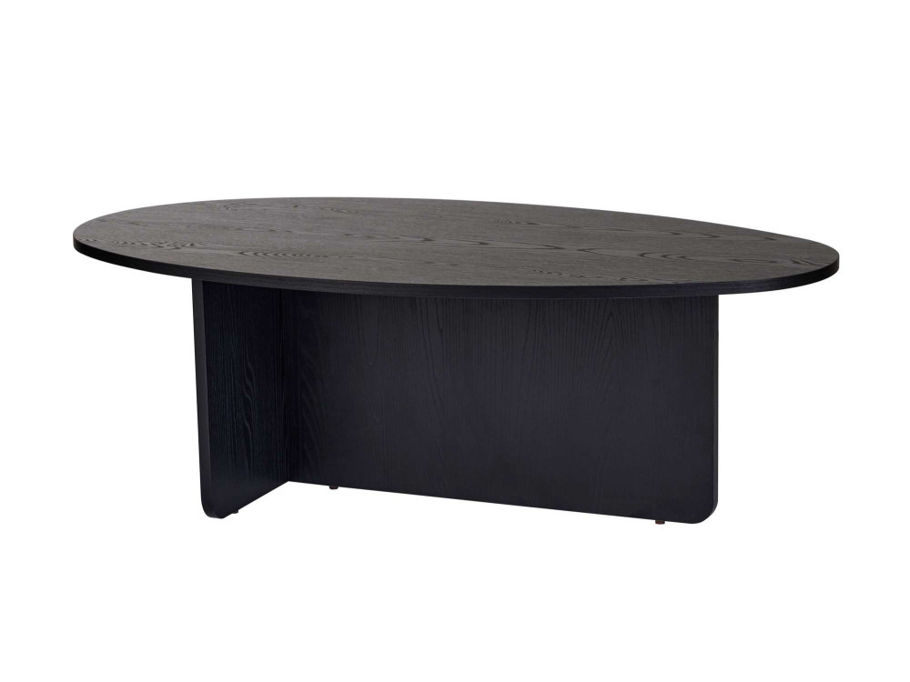 Mesa baja de madera "Orba" - 120 x 65 x 40 cm - Madera negra