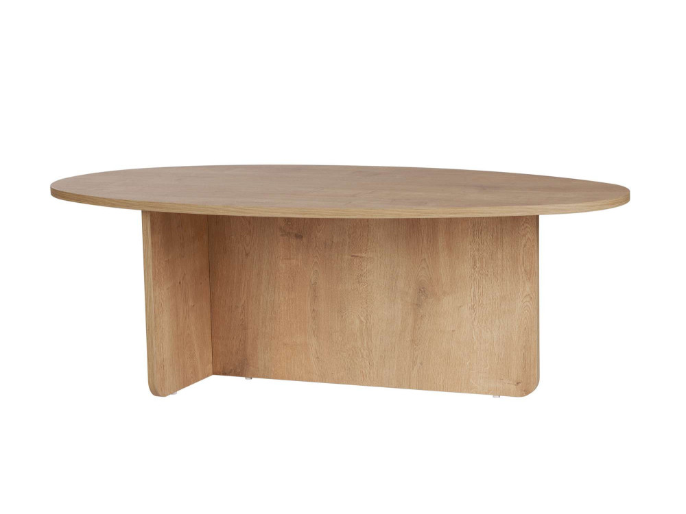 Mesa baja de madera "Orba" - 120 x 65 x 40 cm - Roble