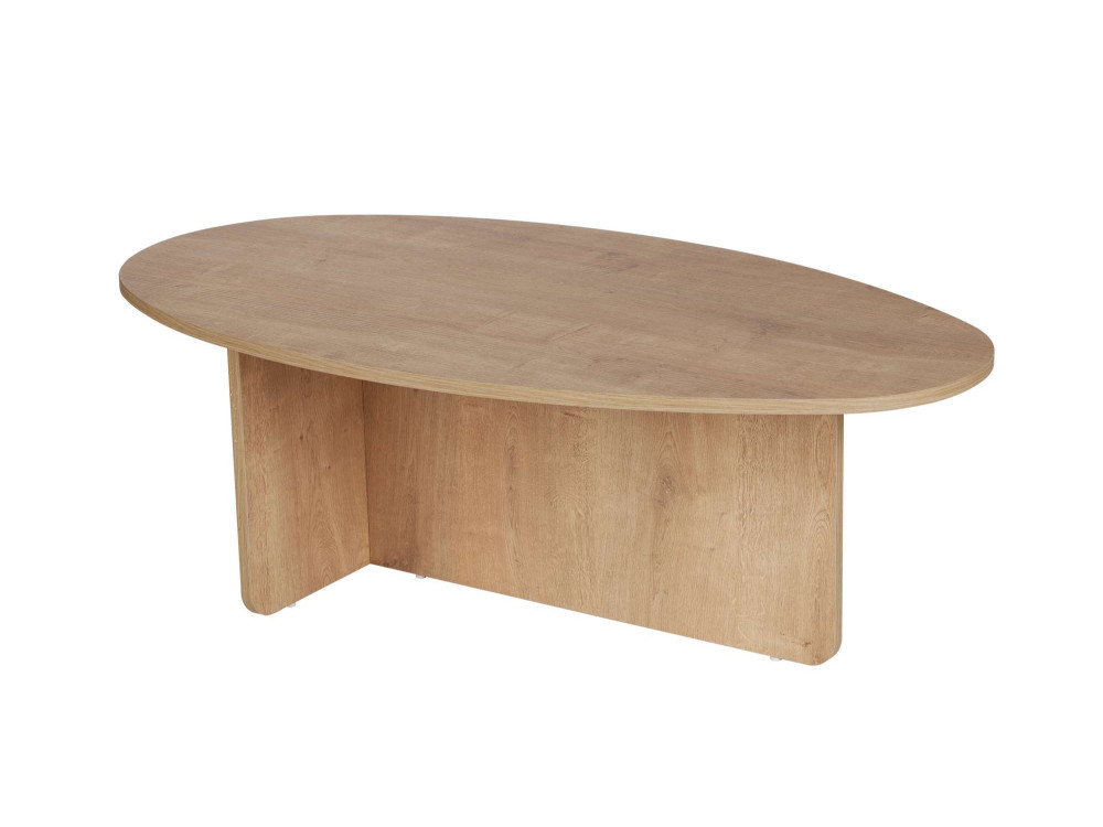 Mesa baja de madera "Orba" - 120 x 65 x 40 cm - Roble
