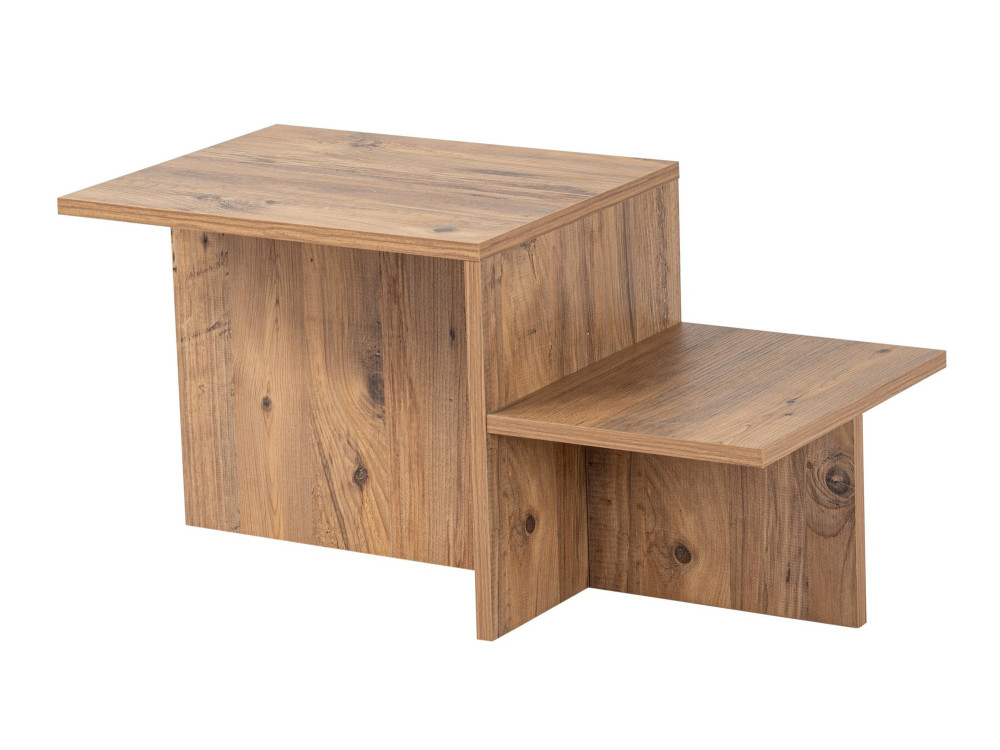Mesa baja de madera "Harmony" 80 x 40 x 40 cm - Pino Atlántico