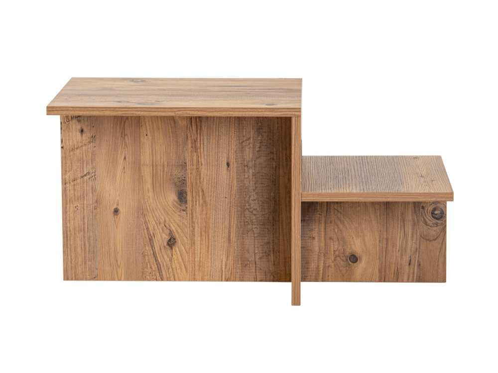 Mesa baja de madera "Harmony" 80 x 40 x 40 cm - Pino Atlántico