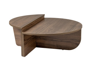 Mesa baja de madera "Orion" - 90 x 60 x 30 cm - Nogal