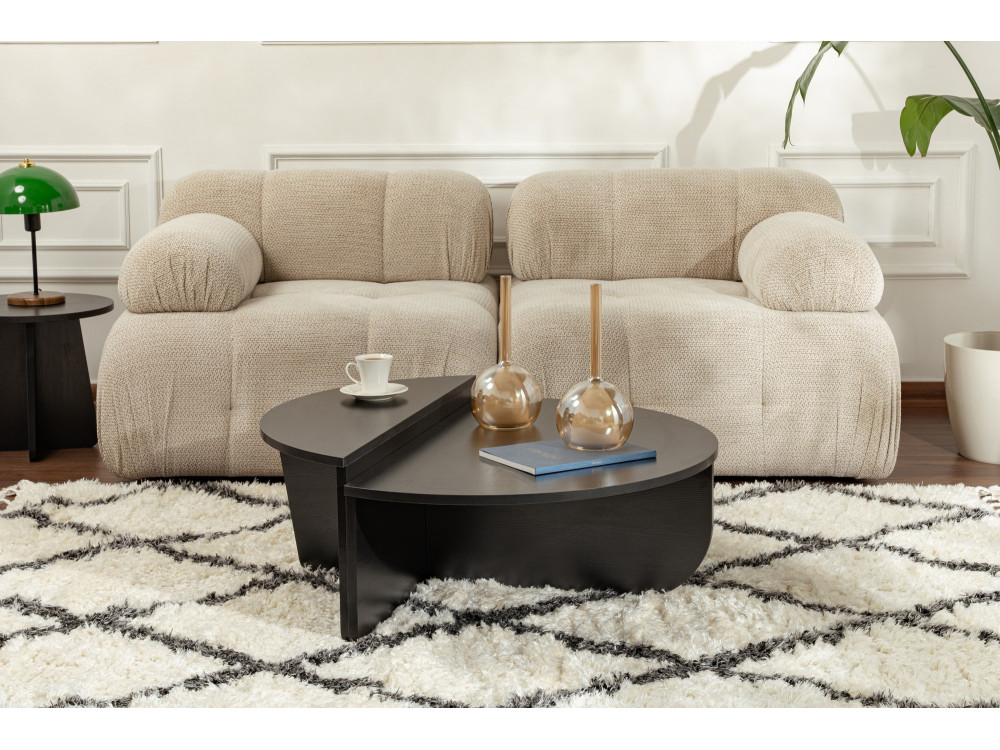 Mesa baja de madera "Orion" - 90 x 60 x 30 cm - BoisNoir