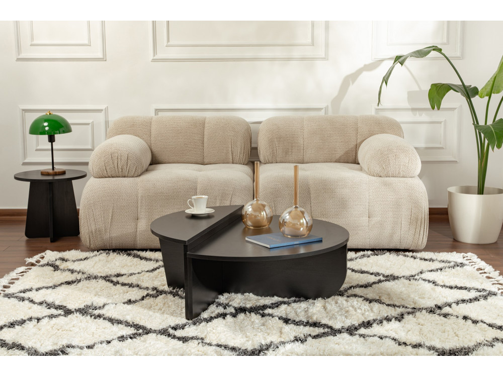 Mesa baja de madera "Orion" - 90 x 60 x 30 cm - BoisNoir