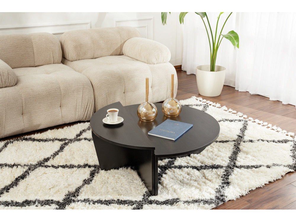 Mesa baja de madera "Orion" - 90 x 60 x 30 cm - BoisNoir