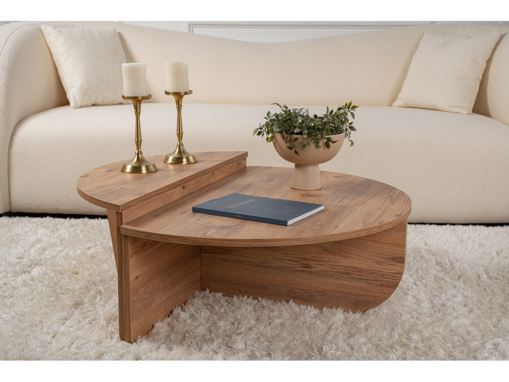 Mesa baja de madera "Orion" - 90 x 60 x 30 cm - Pino Atlántico