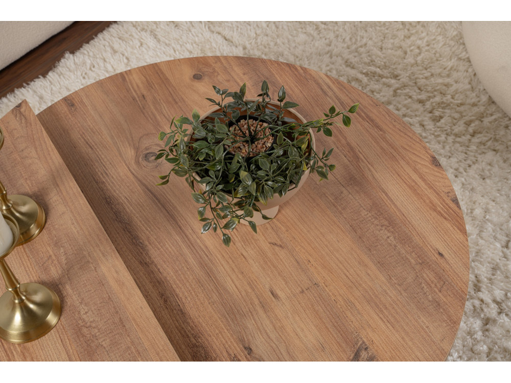 Mesa baja de madera "Orion" - 90 x 60 x 30 cm - Pino Atlántico