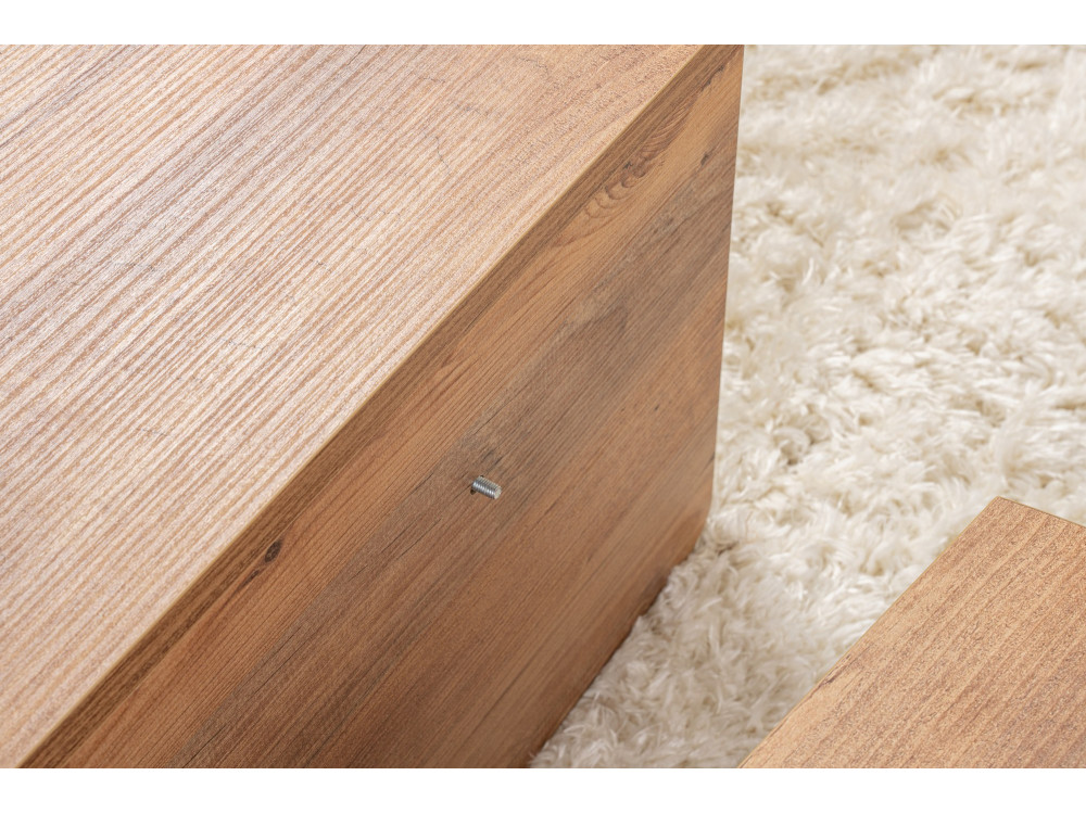 Mesa baja de madera "Orion" - 90 x 60 x 30 cm - Pino Atlántico