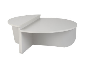 Mesa baja de madera "Orion" 90 x 60 x 30 cm - Gris
