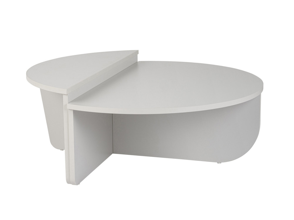 Mesa baja de madera "Orion" 90 x 60 x 30 cm - Gris