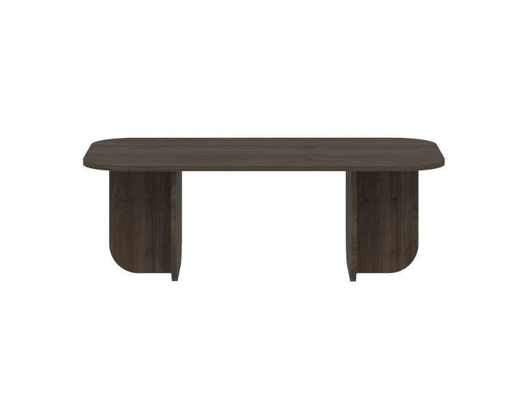 Mesa baja de madera "Becaj" - 120 x 60 x 41 cm - Nogal