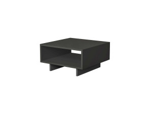 Mesa baja de madera "Hola" - 60 x 60 x 32 cm - Gris antracita