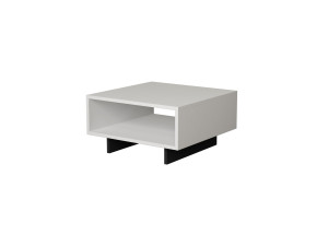 Mesa de centro de madera "Hola" - 60 x 60 x 32 cm - Blanco