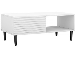 Mesa de centro "Nakomo" - 100 x 41 x 52 cm - Blanco -