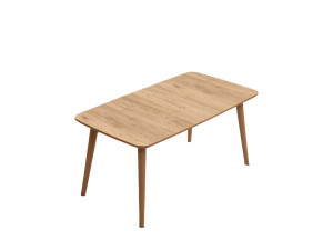 Mesa baja de madera "Luci" 100 x 53 x 45 cm - Roble