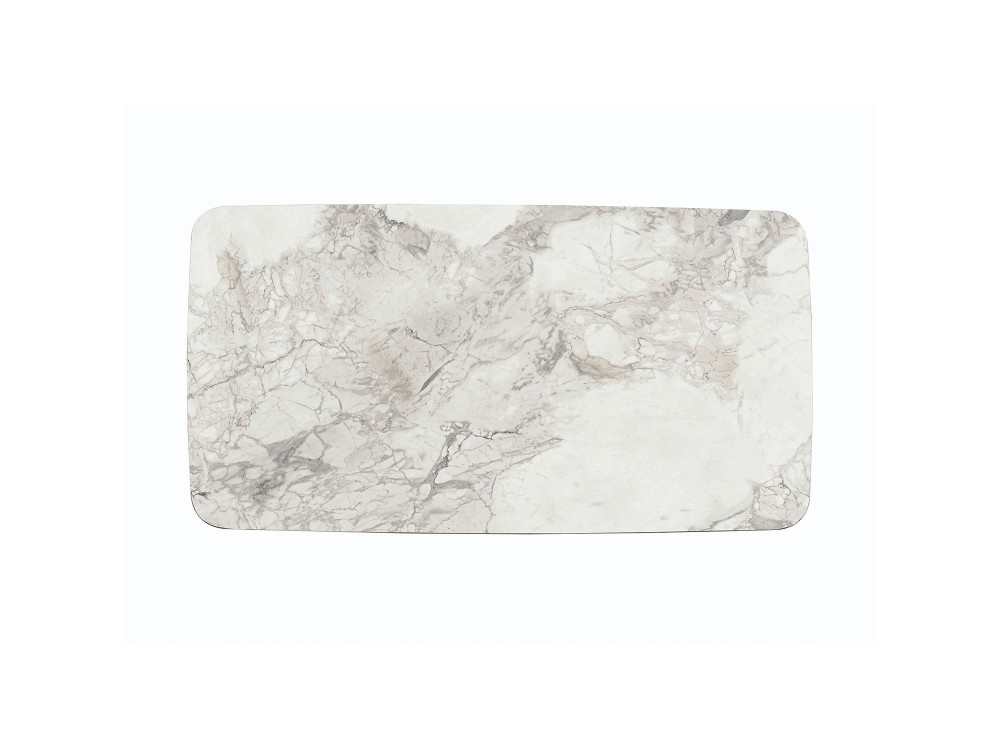 Mesa baja de madera "Luci" 100 x 53 x 45 cm - Blanca