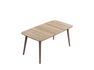 Mesa baja de madera "Luci" 100 x 53 x 45 cm - Nogal