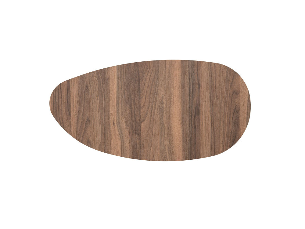 Mesa baja de madera "Nora" 100 x 50 x 45 cm - Nogal