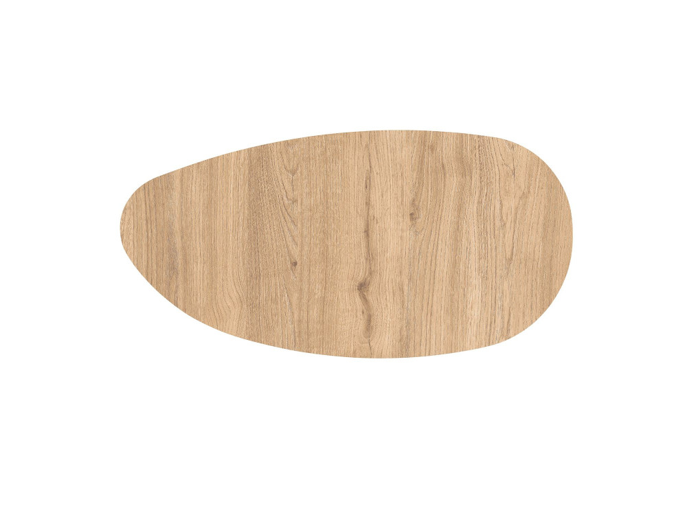 Mesa baja de madera "Nora" 100 x 50 x 45 cm - Roble