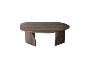 Mesa baja de madera "Rock" 100 x 60 x 35 cm - Nogal