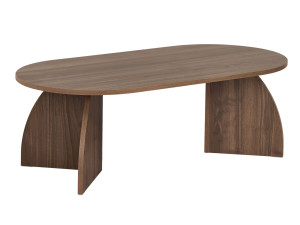 Mesa baja de madera "Melina" 120 x 60 x 40 cm - Nogal
