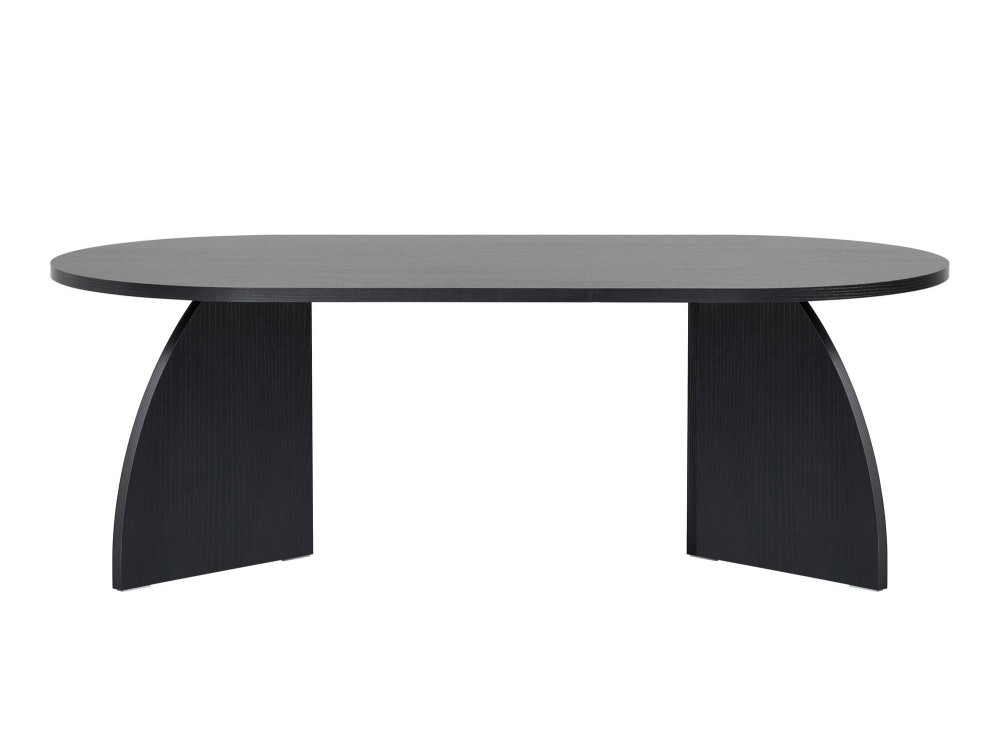 Mesa baja de madera "Melina" 120 x 60 x 40 cm - Madera negra