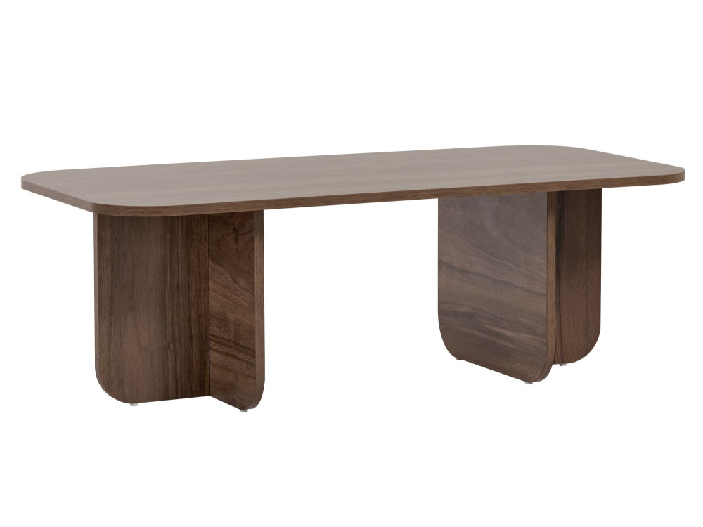 Mesa baja de madera "Akira" 120 x 60 x 41 cm - Nogal