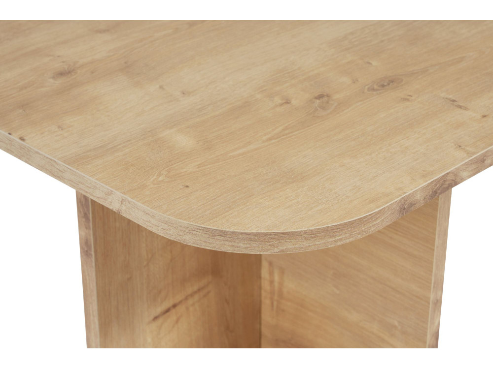 Mesa baja de madera "Akira" 120 x 60 x 41 cm - Roble zafiro