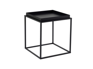 Mesa baja de metal "Koala" 45 x 45 x 52 cm - Negro