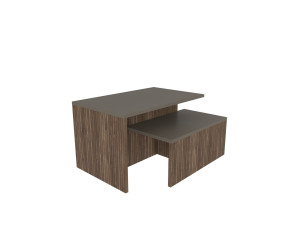 Mesa nido de madera "Twins" 2 piezas 72 x 45 x 42 cm - Topo
