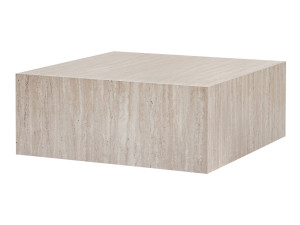 Mesa de centro de MDF "Prizma" - 90 x 90 x 35 cm - Travertino