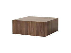 Mesa de centro de MDF "Prizma" - 90 x 90 x 35 cm - Nogal