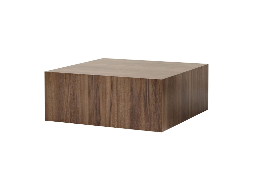 Mesa de centro de MDF "Prizma" - 90 x 90 x 35 cm - Nogal