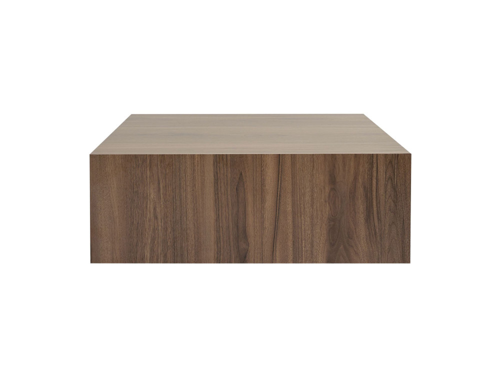Mesa de centro de MDF "Prizma" - 90 x 90 x 35 cm - Nogal