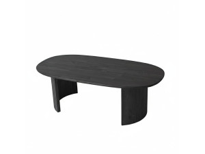 Mesa baja de madera "Hudson" - 120 x 60 x 40 cm - Gris antracita