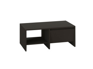 Mesa baja de madera "Laris" - 90 x 45 x 35 cm - Gris antracita