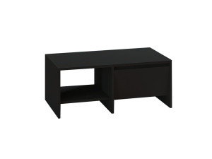 Mesa baja de madera "Laris" - 90 x 45 x 35 cm - Negra