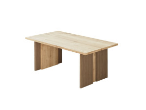 Mesa baja de madera "Ravello" - 90 x 50 x 40 cm - Beige