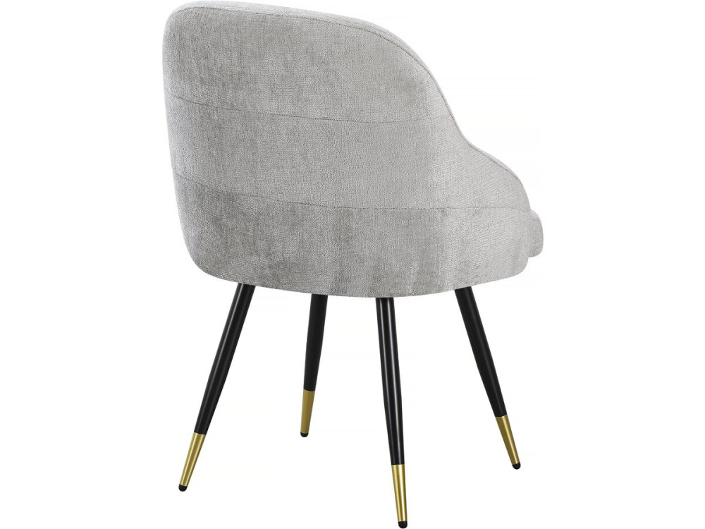 Juego de 2 sillas tapizadas "Harmony" - 54 x 57 x 90 cm - Beige