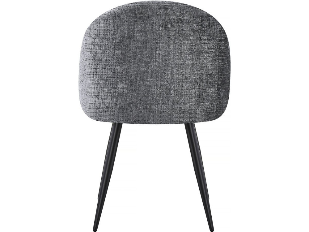 Juego de 2 sillas tapizadas "Samuel" - 53 x 51 x 82 cm - Gris
