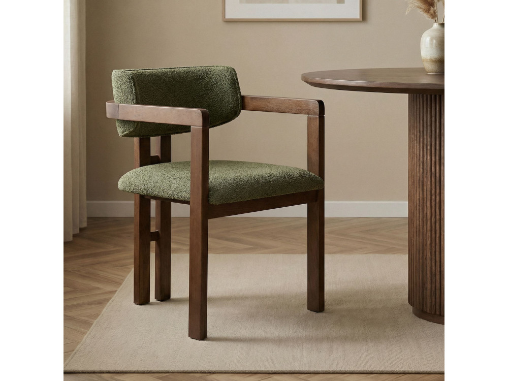 Silla de madera "Toscana" - 54 x 54 x 76 cm - Verde