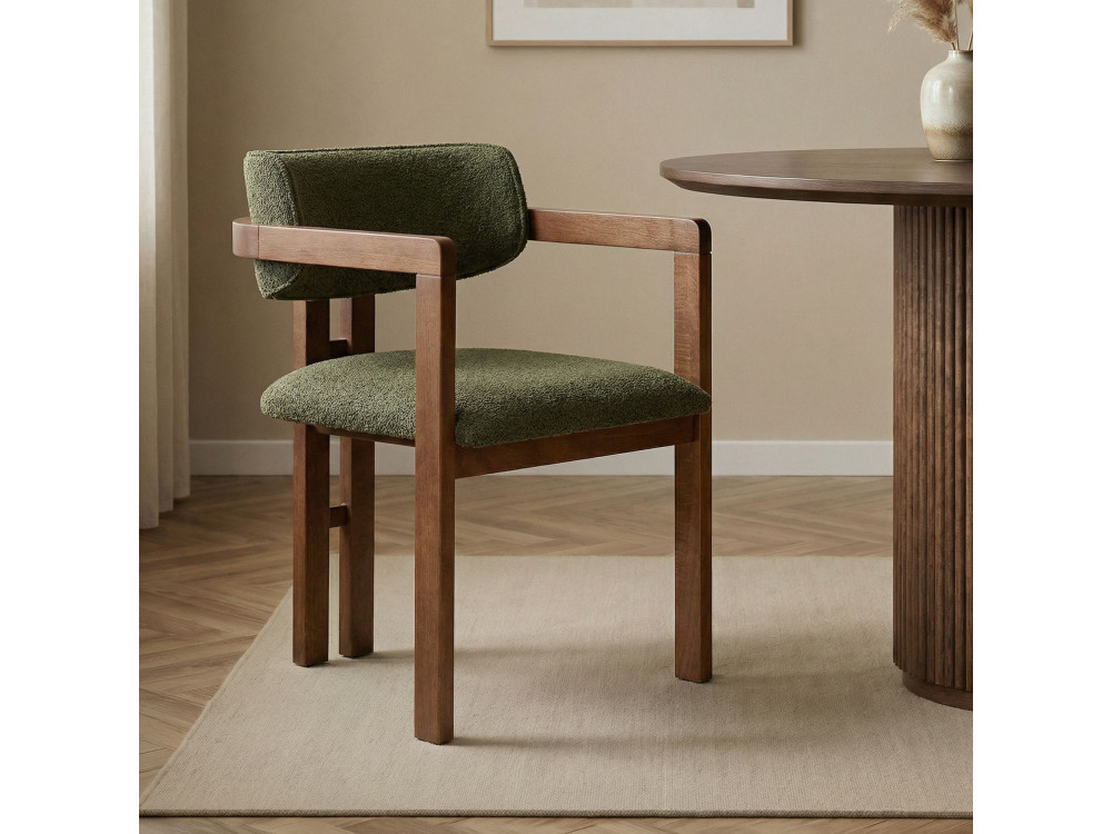 Silla de madera "Toscana" - 54 x 54 x 76 cm - Verde