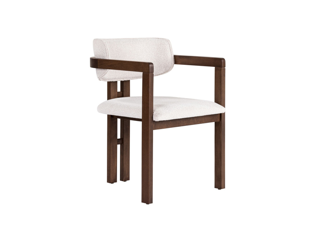 Silla de madera "Toscana" - 54 x 54 x 76 cm - Blanca