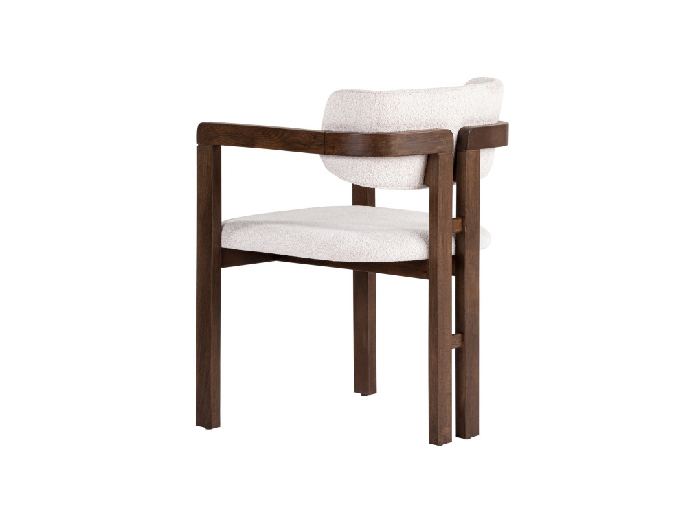 Silla de madera "Toscana" - 54 x 54 x 76 cm - Blanca