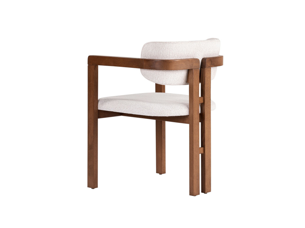 Silla de madera "Toscana" - 54 x 54 x 76 cm - Blanca