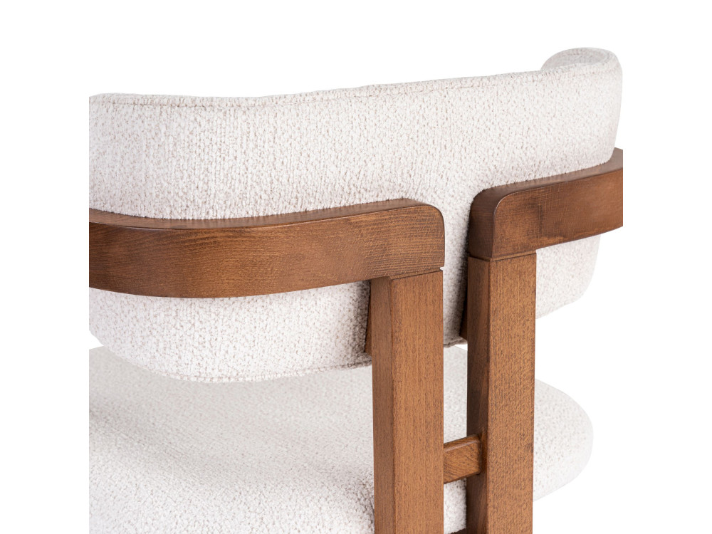 Silla de madera "Toscana" - 54 x 54 x 76 cm - Blanca