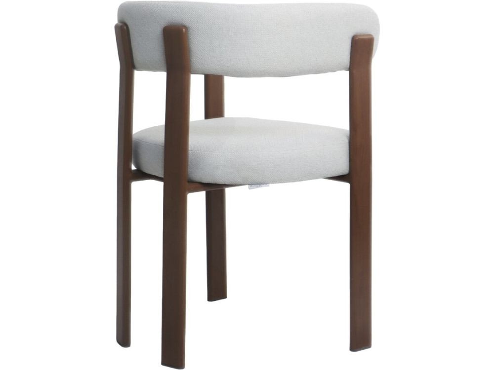 Lote de 2 sillas de comedor "Opale" con reposabrazos - Gris claro