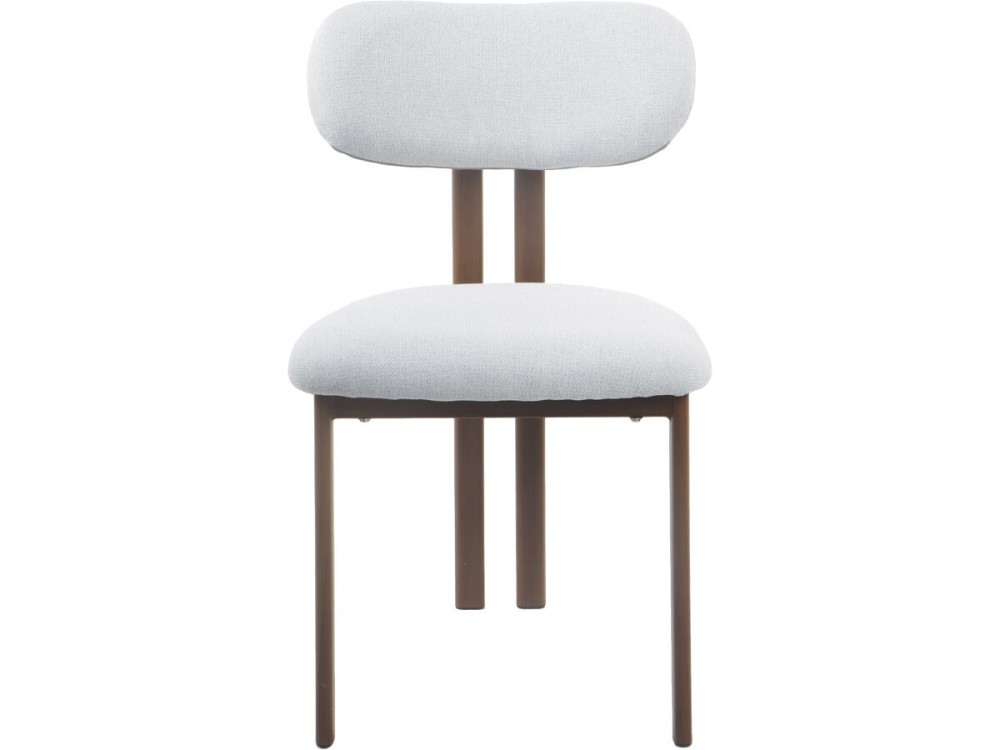 Lote de 2 sillas de comedor "Veralia" imitación madera - Gris claro